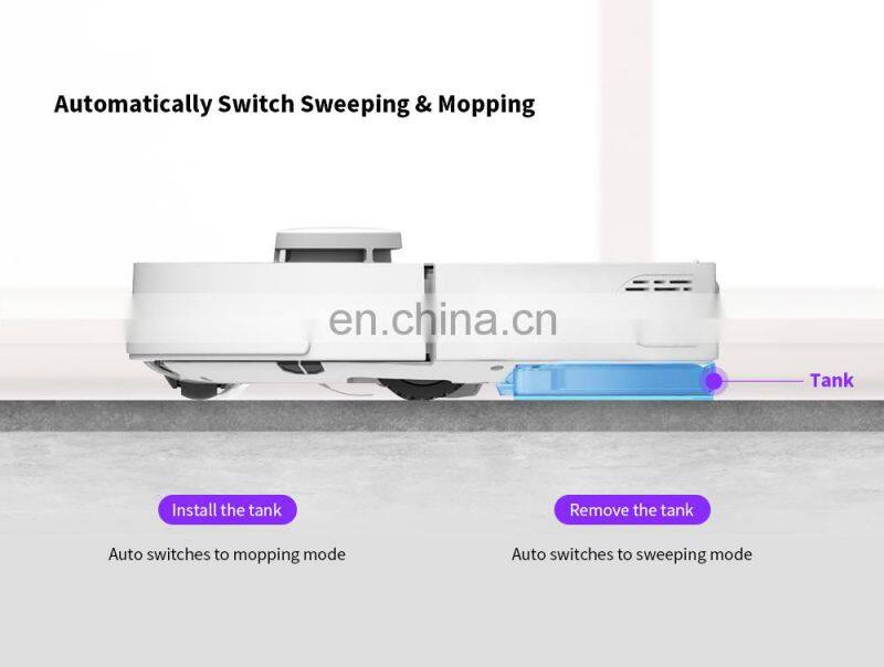 Global Version 360 S7 Home Aspirator Dust Collector 2000Pa Laser Navigation Ultra-Quiet Mooping & Sweeping Robot Vacuum Cleaner