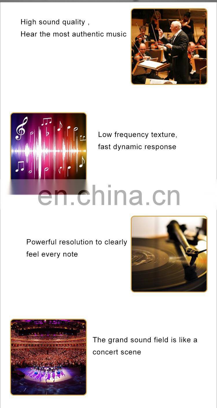 YooType 2021 best selling ceramics wired earphone piezo speaker stereo audio sounds wired earbuds