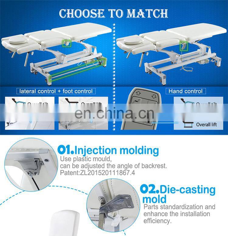 electric treatment bed therapy lumbar traction bed for sale