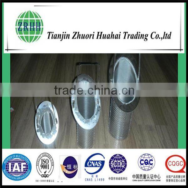 Flange - mounted filter type and stainless steel customized filter basket