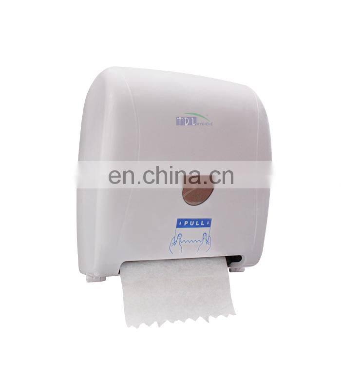 Wholesale Factory Price Newest Plastic Auto Cut Paper Towel Roll Dispenser
