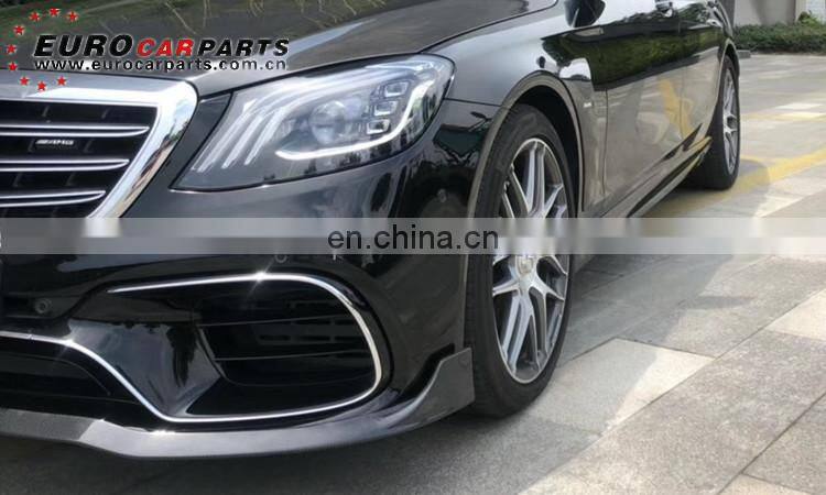 B700 front lip and diffuser for S-class W222 S63/S65 2017-2019year to B700 aero kits