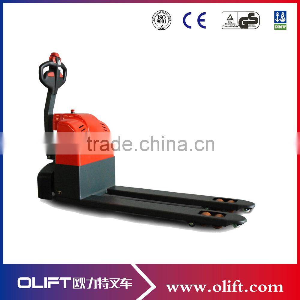 American Curtis motor 1.5 ton capacity smart full electric pallet truck(with CE)