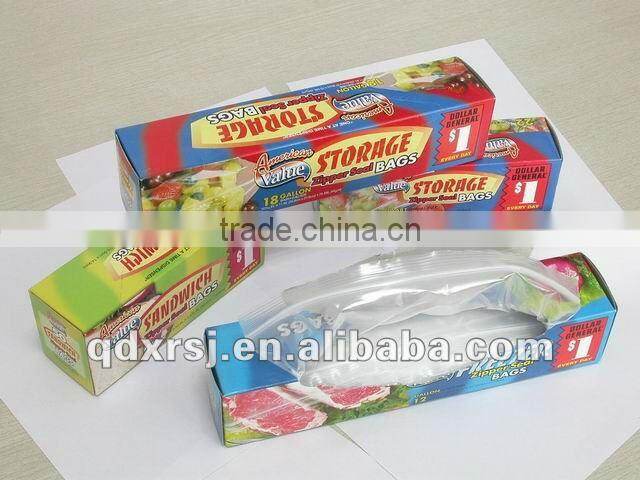 Shopping Bag Custom Printed Slider Zip Bags