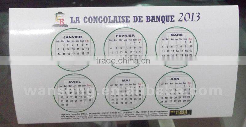 colourful festival table calender