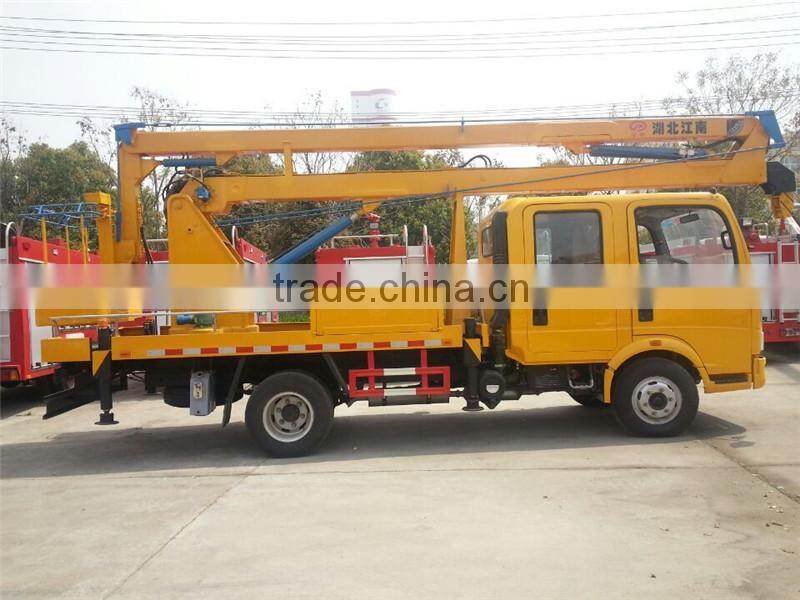 Howo 14m aerial manlift platform truck