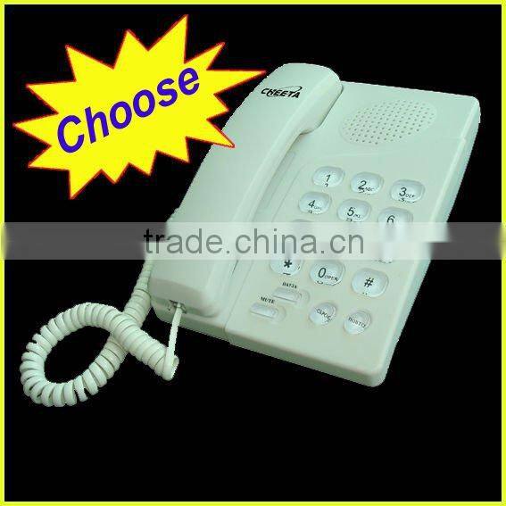 plastic mold corded landline basic telephone