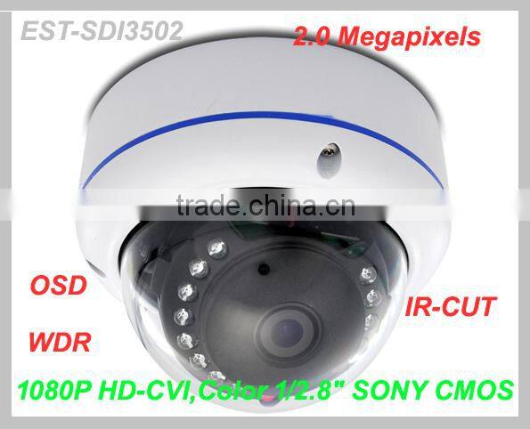 HD 1.3 Megapixels SDI VandalProof Dome Camera with WDR