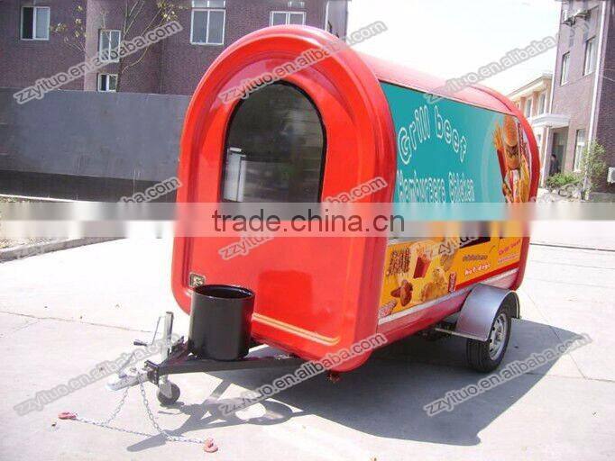 Mobile Food Trailer, Fried Ice Cream Food Cart, Food Truck