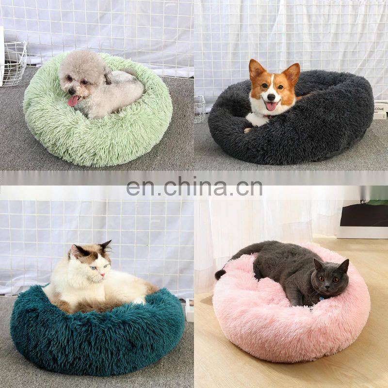 wholesale high end soft nordic bamboo decorated premium origami felt beds for large dog