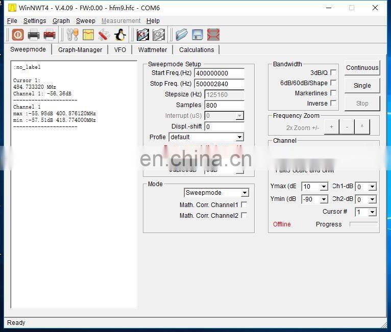 LTDZ_35M-4400M USB Spectrum Analyzer with Tracking Source Module Spectrum Signal Source