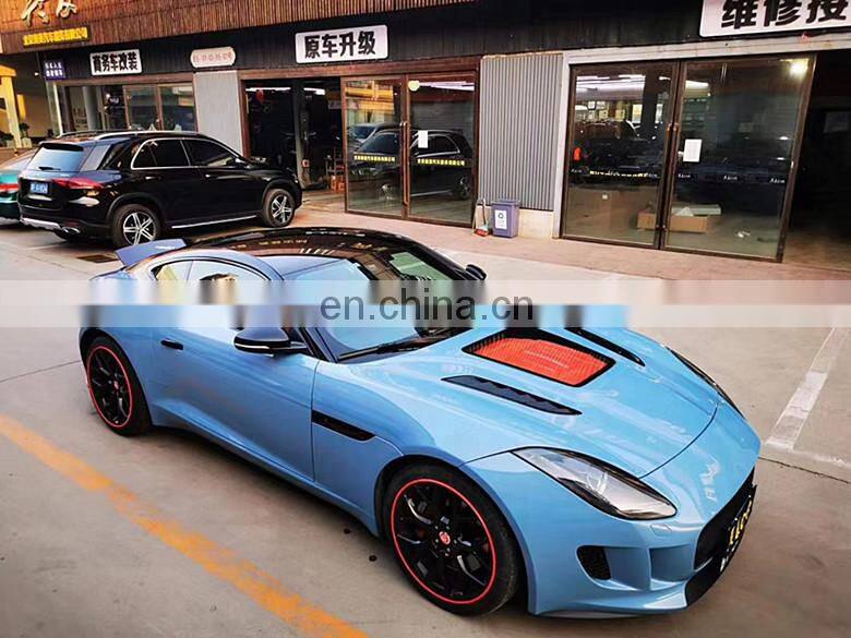 Runde New Arrival Resin Or Carbon Fiber Material For Jaguar F-type Modify IMP Style Transparent Hood Engine Bonnet Hood Cover