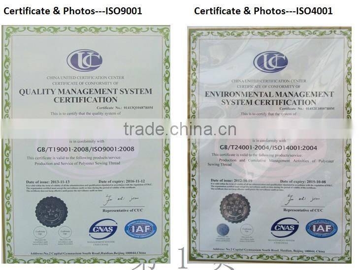 spun polyester thread