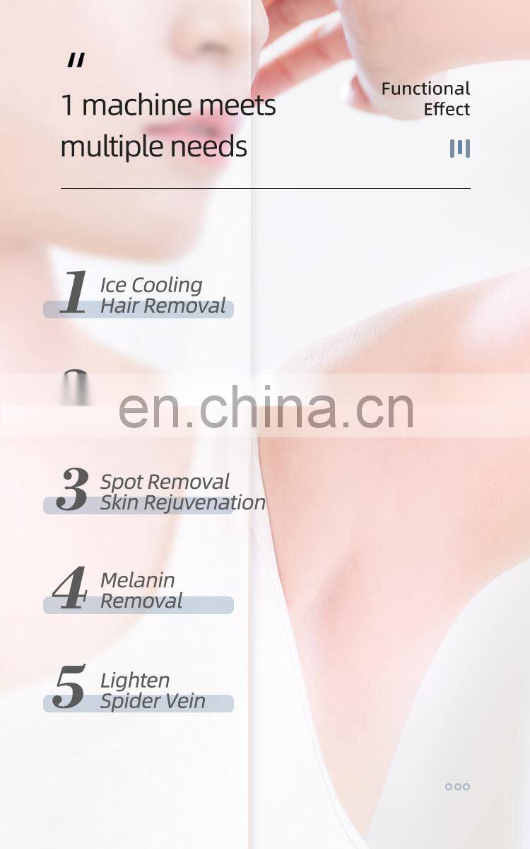 Multifunctional elight+ipl Opt Super Hair Removal skin Rejuvenation Rf E Light Ipl Laser Machine permanent hair removal ipl