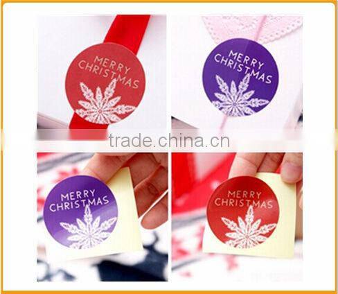 2014 hot sale window 3D outdoor christmas decorations sticker