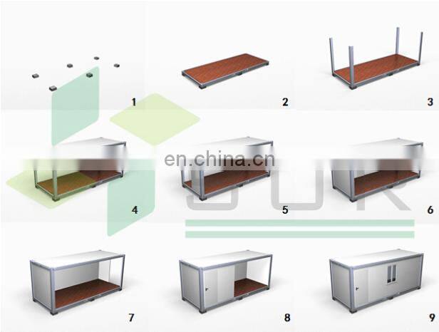 New house plan Prefabricated hotel container 20ft modular container house for sale