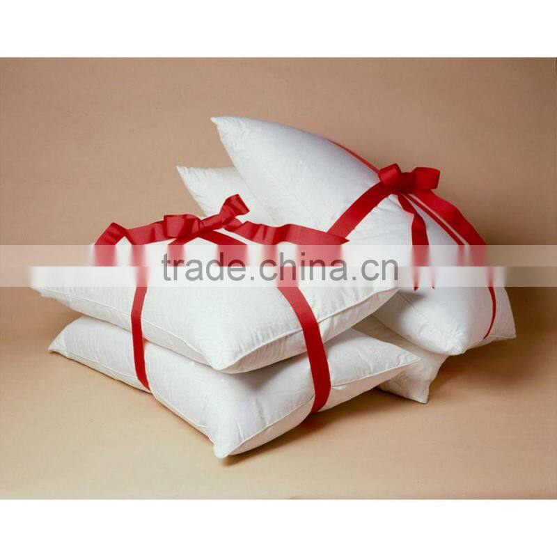 Down/feather pillow, cotton pillow case with down/feather pillow insert