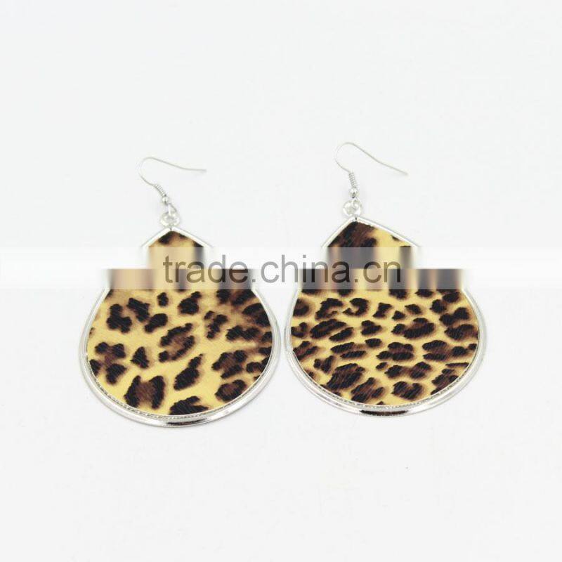 12 Pairs A Lot Mixed Wholesale Charm Multi Colors Tear Drop Design Leopard Ear Cuff Earrings