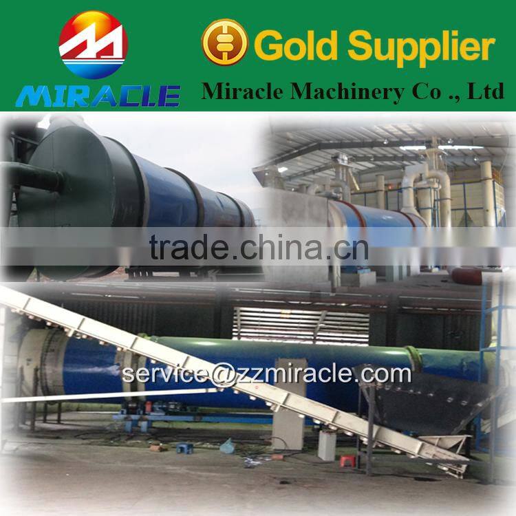Low speed rotation cow dung dewatering machine/chicken manure drum dryer machine