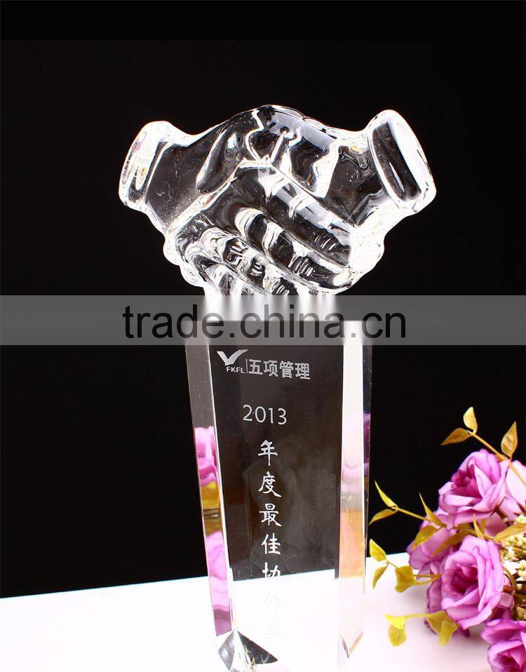 Wholesale Special crystal glass trophy award for Souvenir Gifts