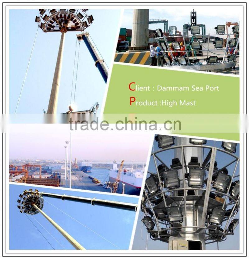 2015 solar cast iron sport lighting pole for Asia manufecture