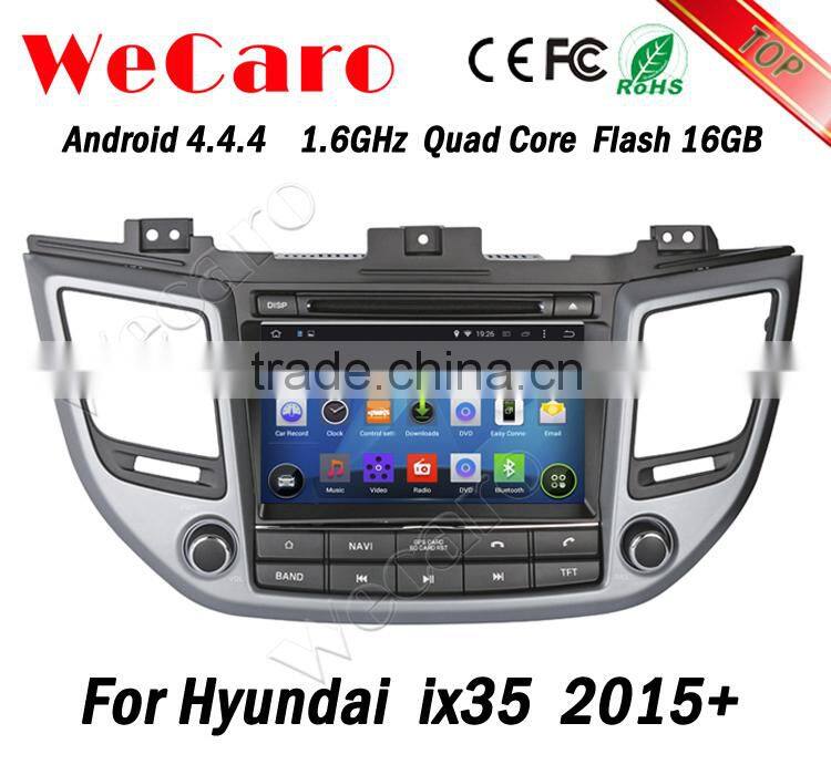 Wecaro WC-HU8015 Android 4.4.4 car multimedia system in dash for hyundai ix35 android car dvd android bluetooth