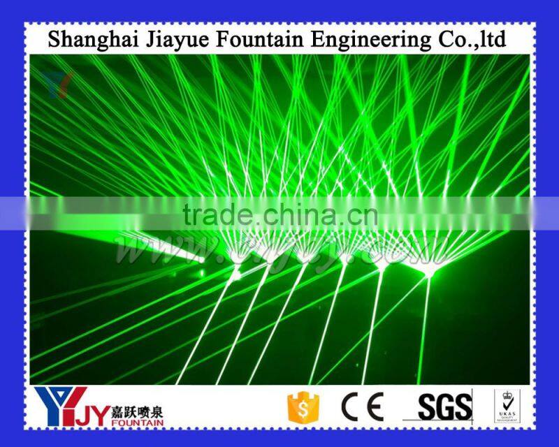Water curtain laser