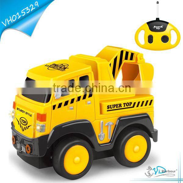 Music and Light RC Dump Truck for Children 2016