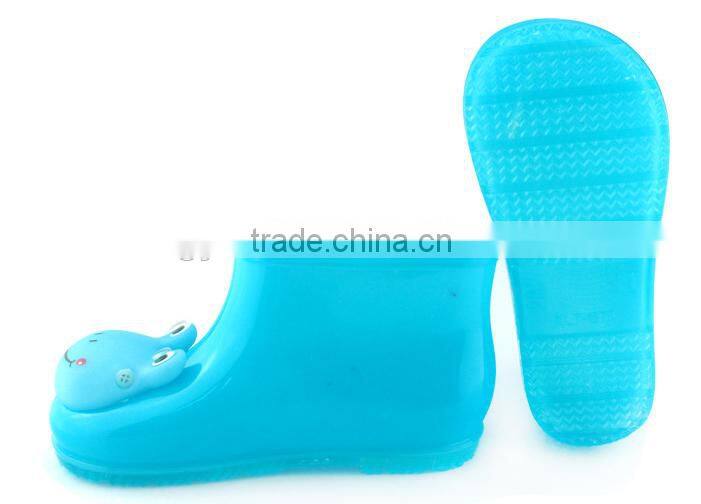 children short barreled water shoes boots crystal baby child safety antiskid rain boot