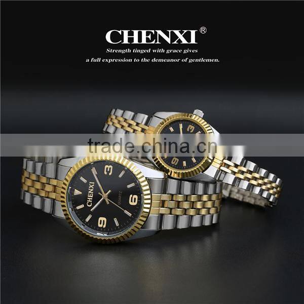 Super Big Deal Fashion Men's Watch Luxury Men Watches Cheap Custom Gold Watches 2 Tone Color Stainless Steel Quartz Watch