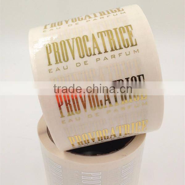permanent glue adhesive label for cosmetic with high quality