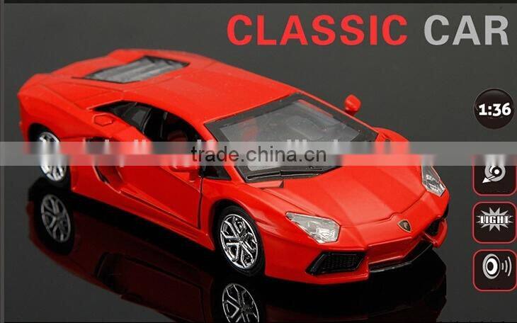 Openning the door Diecast car with light and sounds