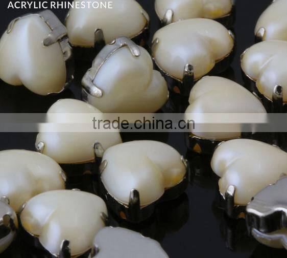 Sedex Audited Factory 2 Pillar Heart Shape Acrylic stone with catcher