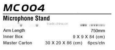 Hot China Products stage microphone stand and boom tripod microphone stand