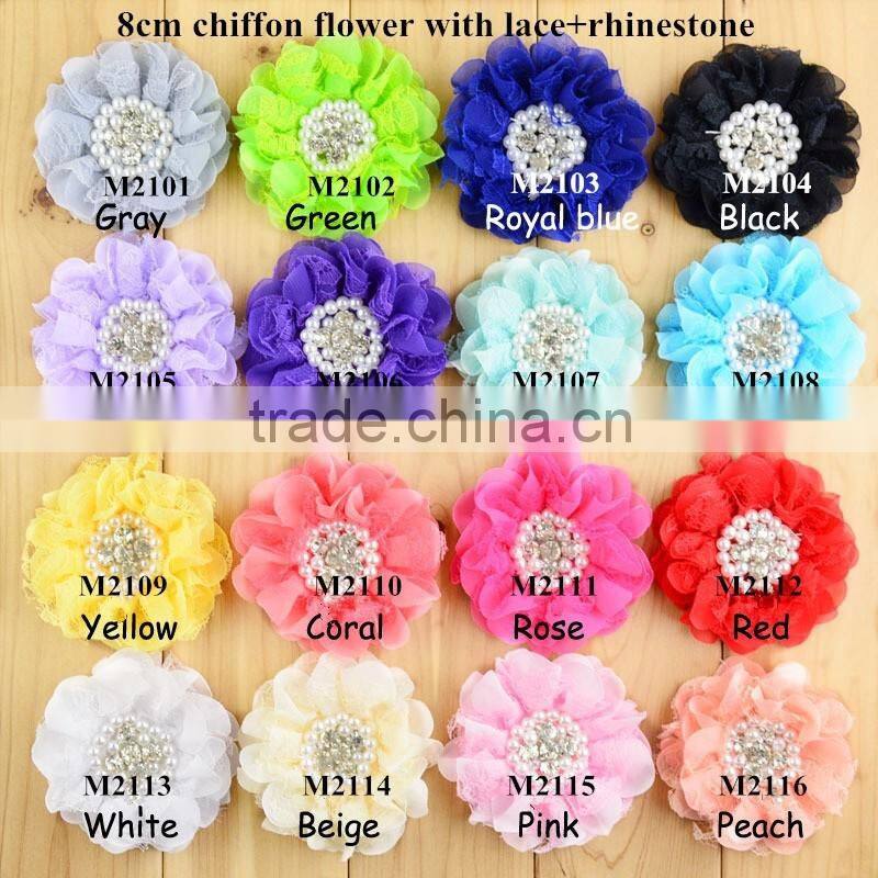 New fancy 2" width decorative stretch lace elastic trim cheap price wholesale for headband hair accessory