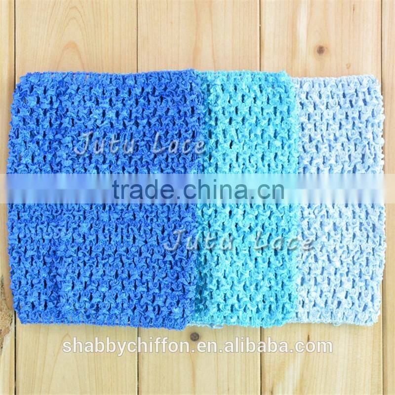 Fashion 15*15cm Crochet Elastic band -34colors Tutu Clothing Decoration Knitted Bands