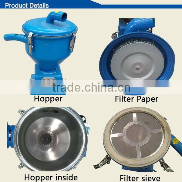 plastic vacuum feeder for loading powder and pellets 400kg/h
