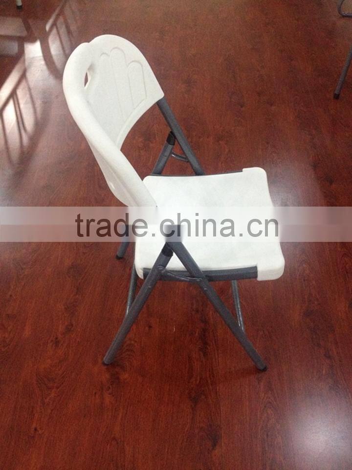 Hot sale HDPE material italian folding chair HY-Y28