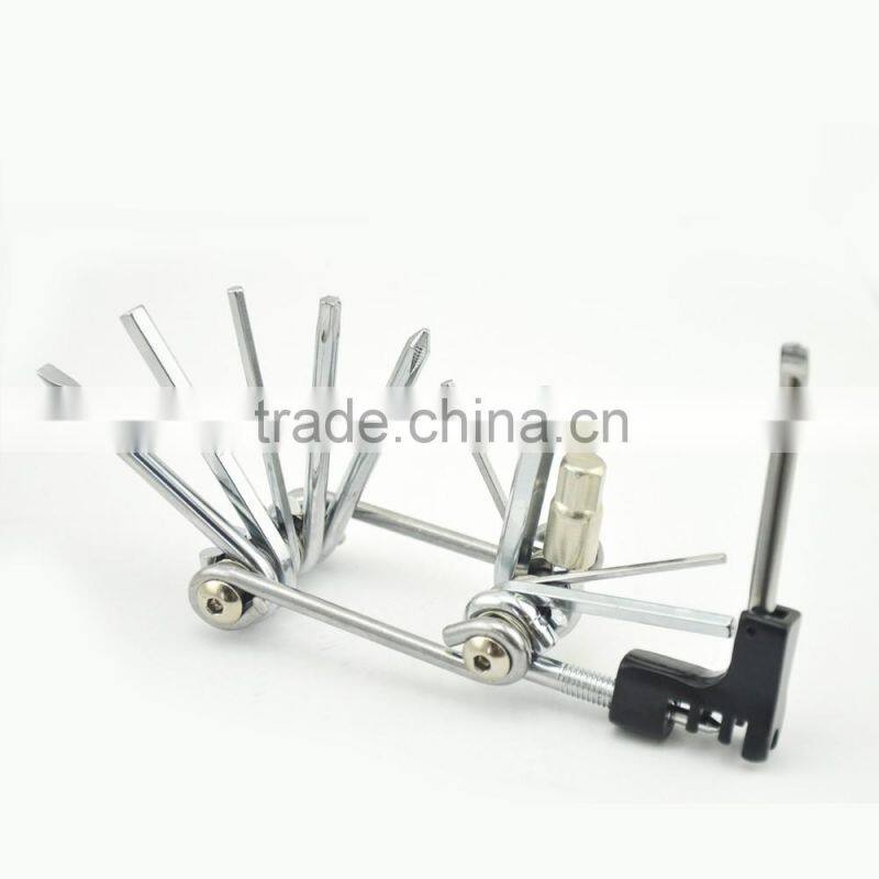 12 In 1 Multifunction Bike Bycicle Cycling Combination Repair Tool + Bike Chain Cutter + Hex Wrench +