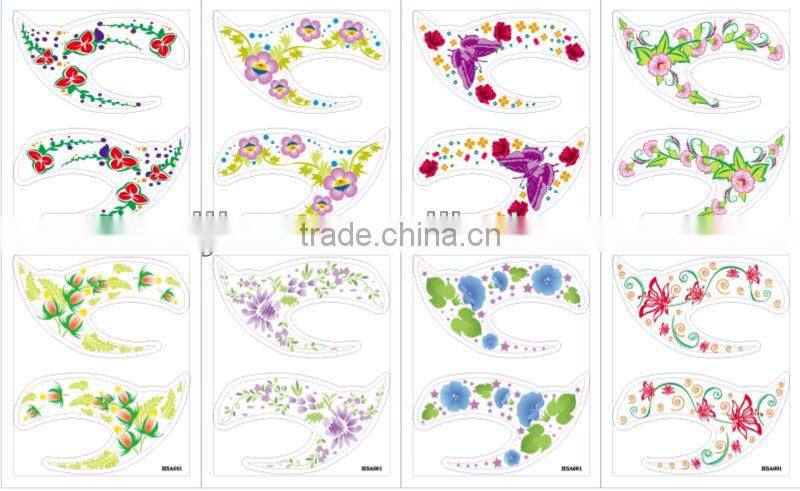 Black color EYE SHADOW APPLIQUES CREASE-PROOF