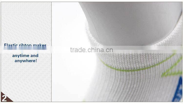 2015! Newest Fashion Adult anti slip pure ankle sock in hot sale