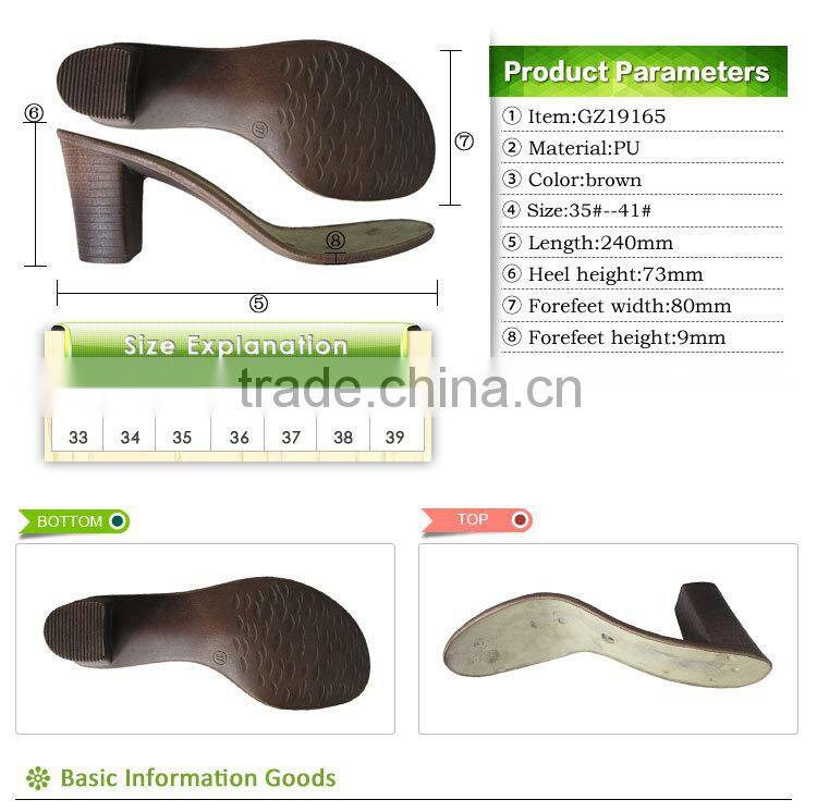 women high heel fashion party pu outsole