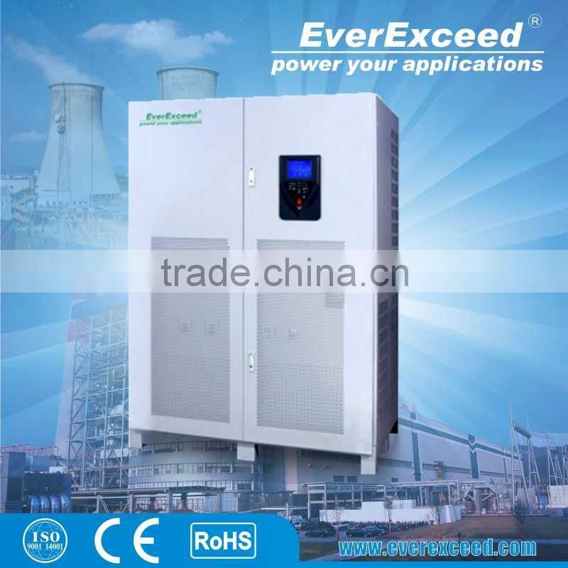 EverExceed 1-400KVA 3 Phase Low Frequency Online UPS, GBT input rectifier PowrNX For Telecommucation