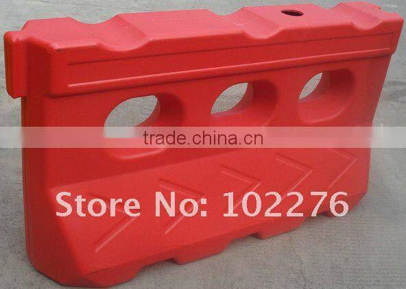 Road safety plastic metal crash barrier
