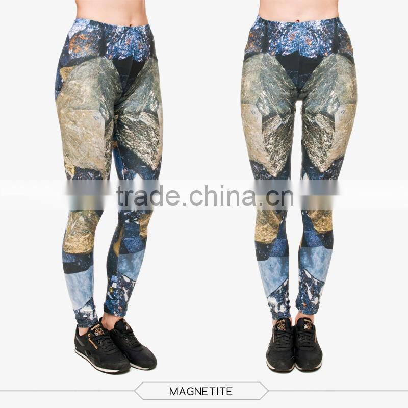 factory price 3d digital full print colorful womens gym leggings printed