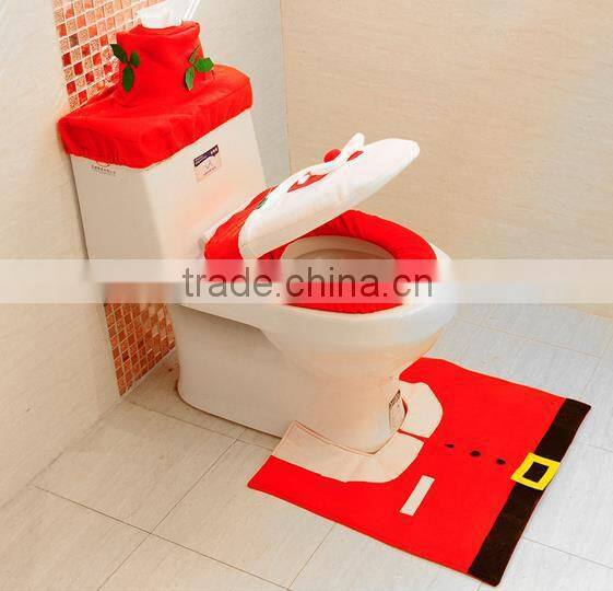 2015 New Product Christmas Toilet Set Christmas decoration