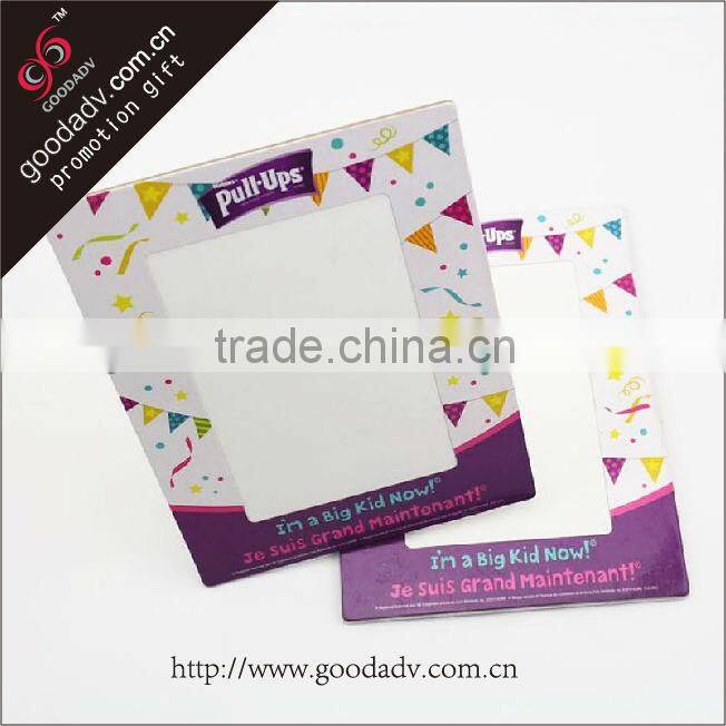 Advertising logo Paper Photo Frame Custom cheap photo paper frames