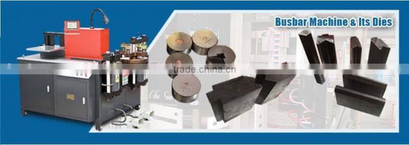 vertical bending dies used on the busbar machine