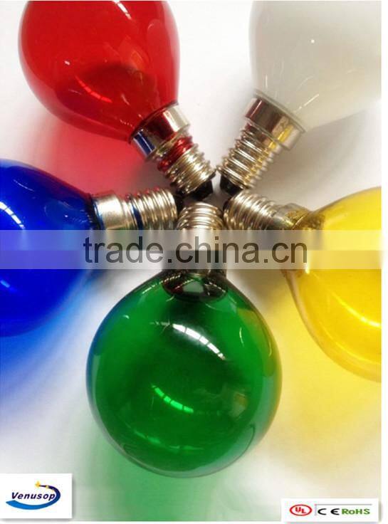 S45/P45/G45 led holiday lighting christmas bulb with UL CE RoHS US UK 24V 0.5W