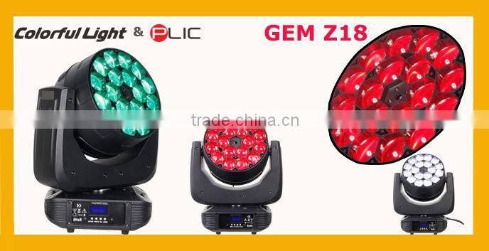 18x15W Osram led big bees eyes lights RGBW moving head led